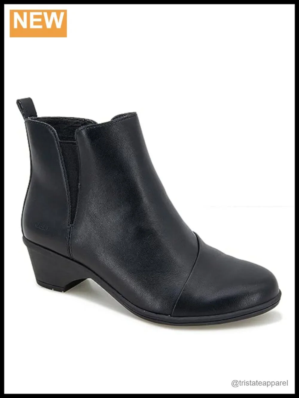 Women's Memory Foam Ankle Booties Pull-On Block Heel Fashion Boots